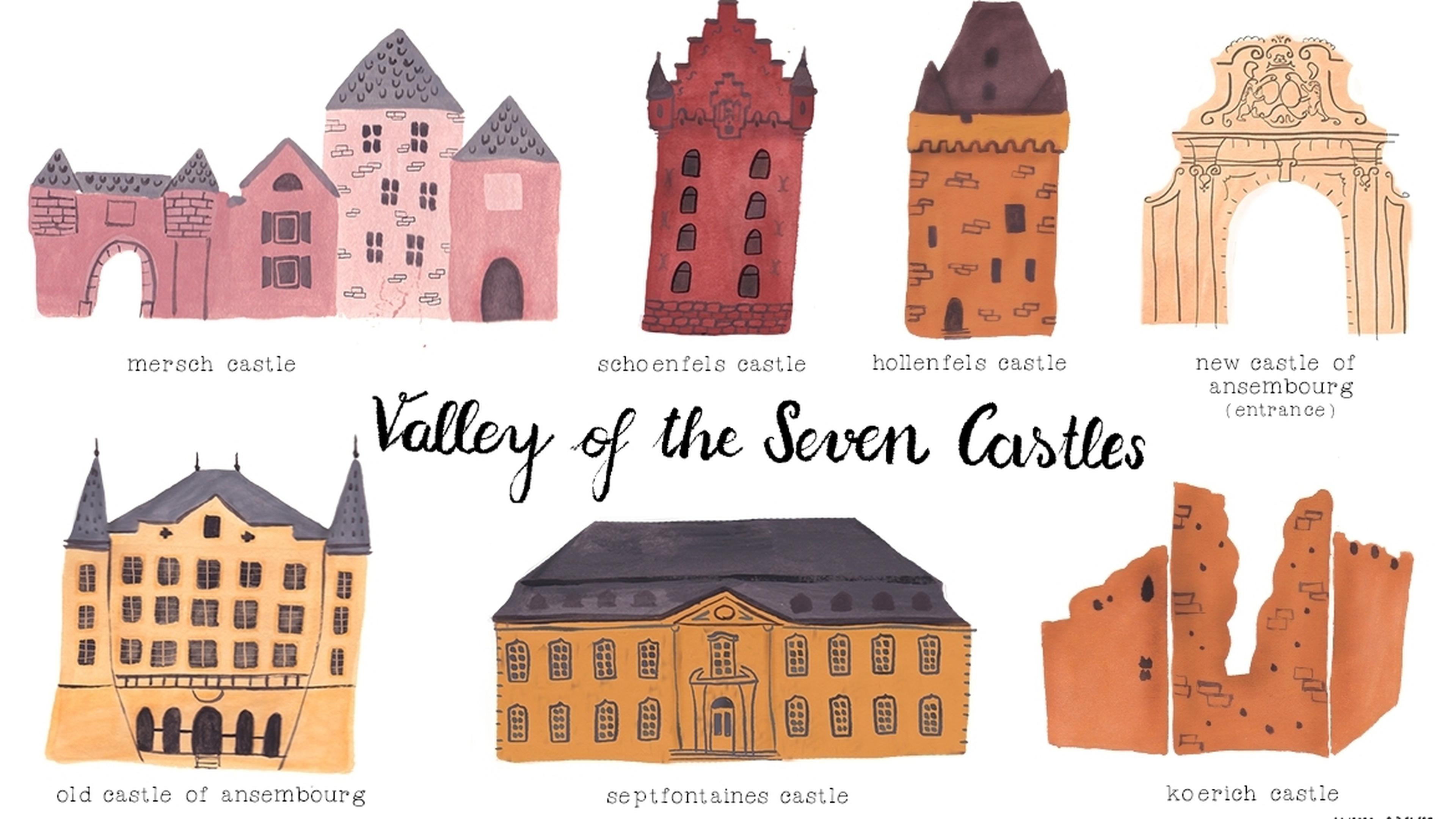 seven castles